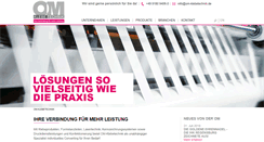 Desktop Screenshot of om-klebetechnik.de